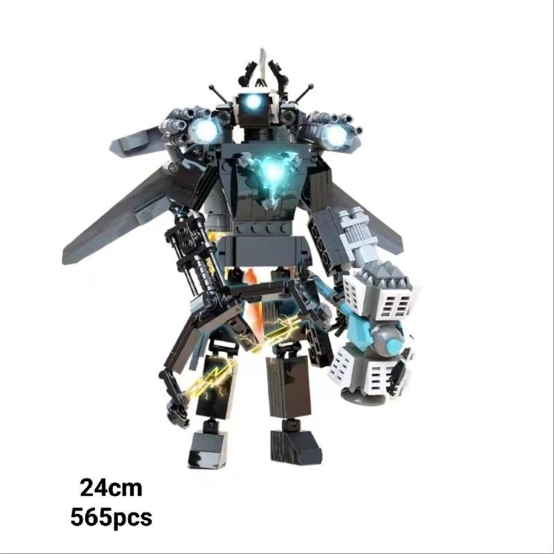 Aggiorna Titan Tv Man Skibidi Toilette Blocchi da costruzione Orologio Drill Man Speakerman Cameraman Drillman Speakerman G Man Astro Toy