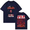 Summer Hot Sale Japanese Science Fiction Cartoon Movie Anime Akira Graphic T Shirts Unisex Hip Hop Streetwear Oversized T-Shirt