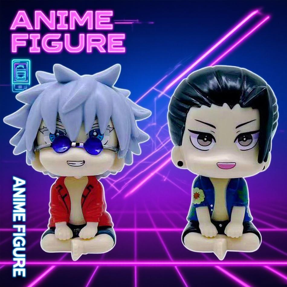 Jujutsu Kaisen Action Figures Set - Suguru Geto & Gojo Satoru Anime Model Statue Collection Kids Birthday Gift