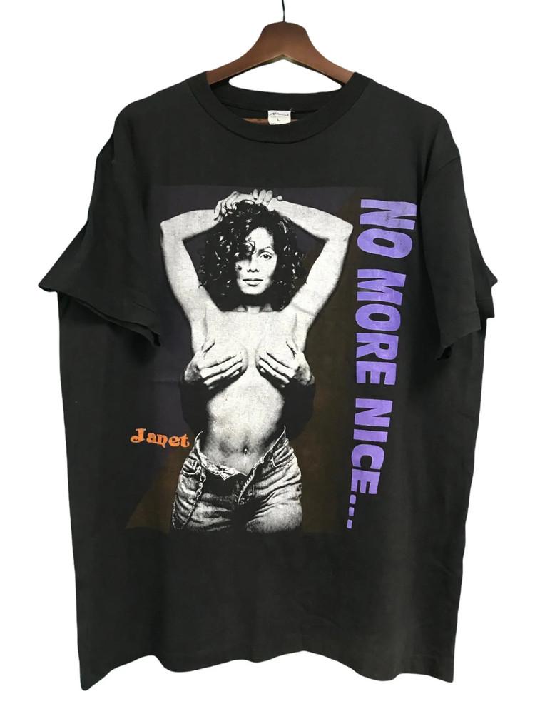 Janet Jackson No More Nice Shirt Unisex Concert All Size LO377 Unisex T-Shirt S