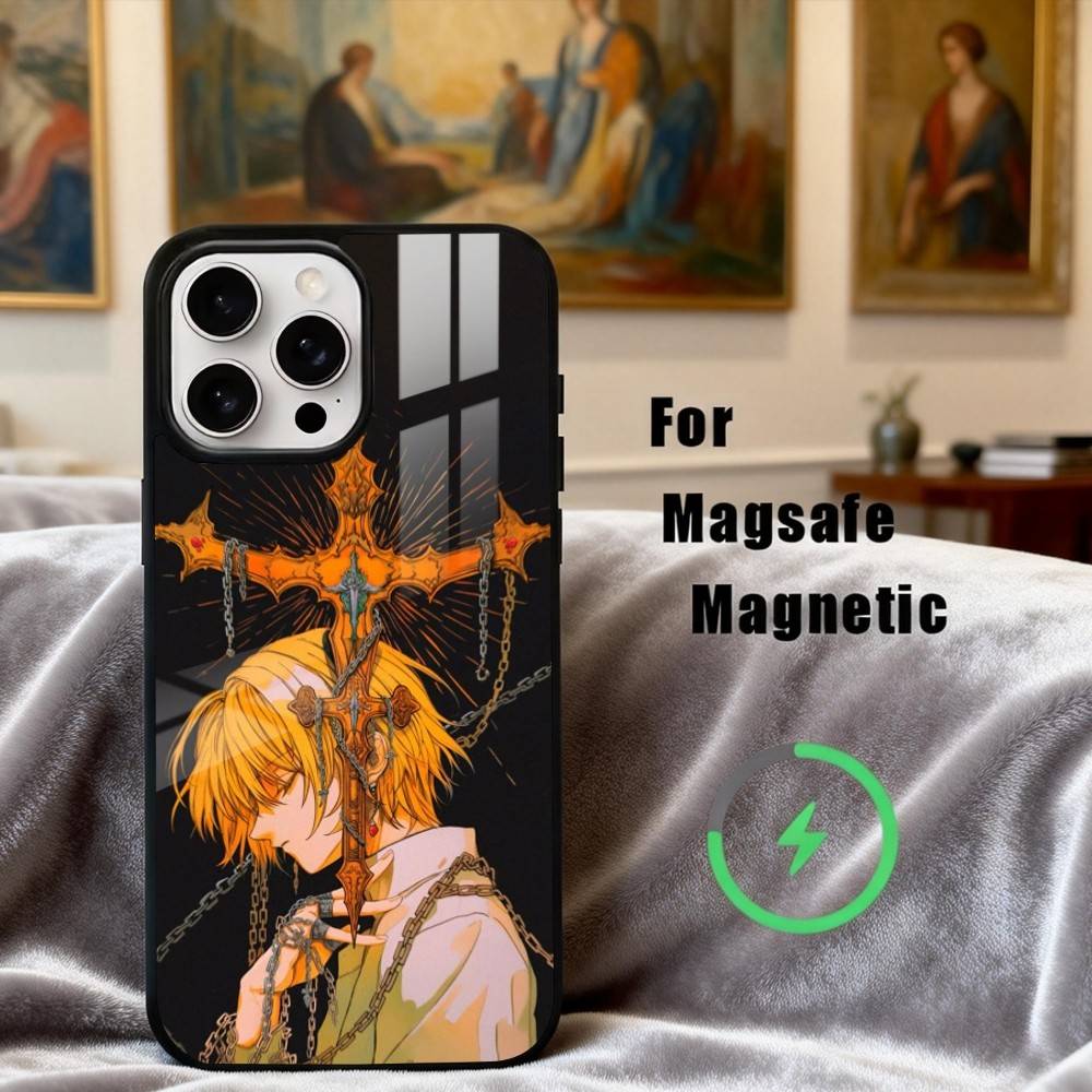 H-Hunter X H-Hunter K-Kurapika Phone Case For iPhone17,16,15,14,13,12,11 Plus,Pro Max Magnetic For Magsafe Wireless Charging