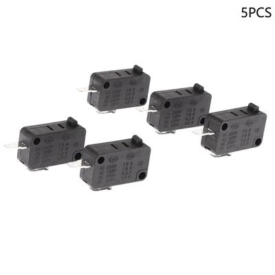 5 Stücke Kw1-103 Mikrowellen-Türschalter Passend für Mikrowelle Waschmaschine Reiskocher 16A 250V 2 Pins