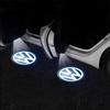 VW 1/2PCS HD Car Door Welcome Lights LED Wireless Projector Lamps For Volkswagen Vw Tiguan Jetta Mk6 Scirocco Polo 6R Touran Passat EO1