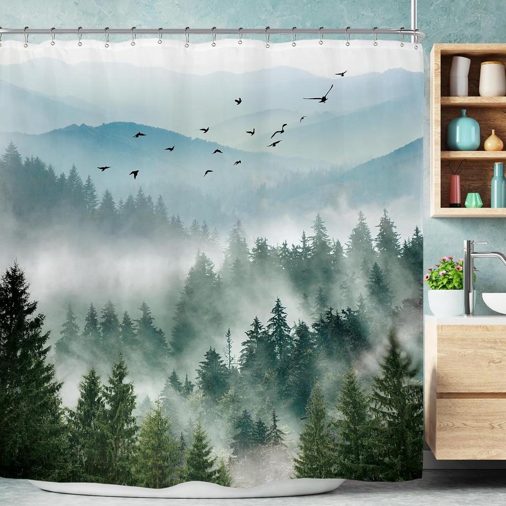 Home Shower Curtains for Bathroom Waterproof Fabric Modern Nordic Style Bathroom Curtains Shower Curtain 180x200 240x180 .