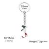 EUEAVAN Drip Oil Italy Map Keychain Stainless Steel Italian Country Flag Pendant Keyring Souvenir Jewelry Wholesale