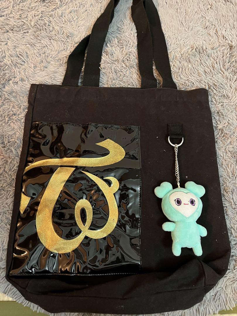 

[USED] TWICE tote bag and plush mascot