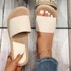 Women's Fashion Trend Anti-slip Wear Comfortable Soft Sole Lightweight Cool Mid-heel Slippers