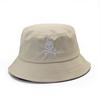 New Skull Embroidered Bucket Hat Men and Women Casual Sunshade Basin Hat Street Halloween Hat