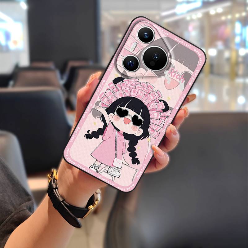 Silicone Soft case Phone Case For Huawei P70 Pro/Pura 70 Pro+ Protective Anti-knock Dirt-resistant Full wrap Cartoon TPU