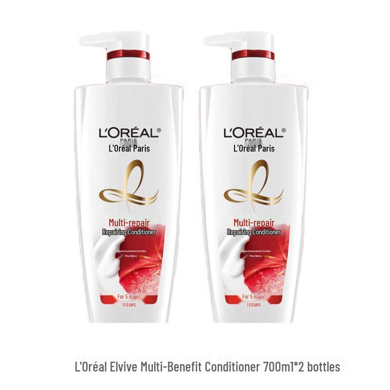 L Oréal Total Repair 5 Restoring Hair Conditioner 700ml 2-Pack