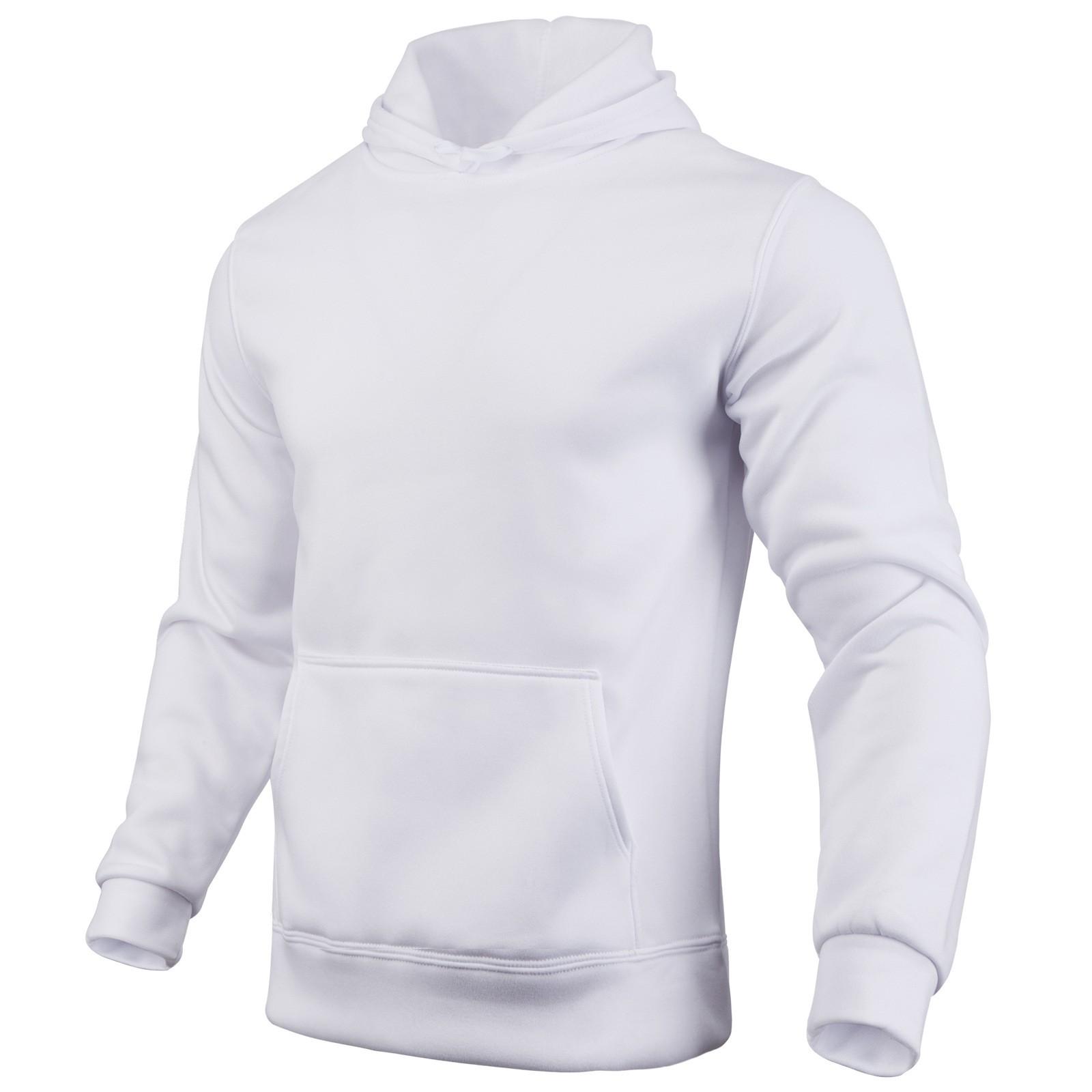 

Men Women Hoodies Fleece Sweatshirts Hooded With Pocket Long Sleeve Sports Casual Pullover Tops M білий