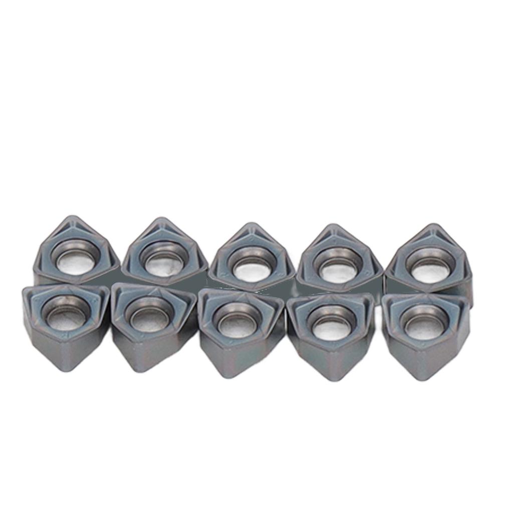 10 Stück Dreheinsatz Hartmetallklinge Drehbankfräser Fräsen CNC Werkzeugset für Maschine