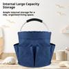 Collapsible Outdoor Beach Basket Lightweight and Portable Picnic Basket Hand-held Storage Bag Toiletries Bag Bathing Basket
