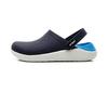 sandals slippers eva clog [Minmclas] women's (M5/W7/230MM, Navy/White)