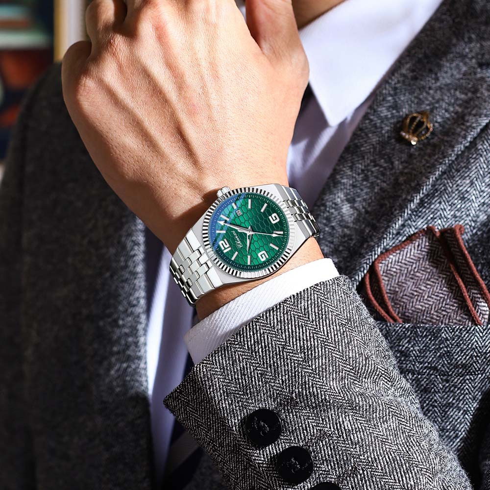 CHENXI Men's Authentic Mechanical Watch Classic Fashion Business Style with Calendar Luminous Function Waterproof Men's Watch