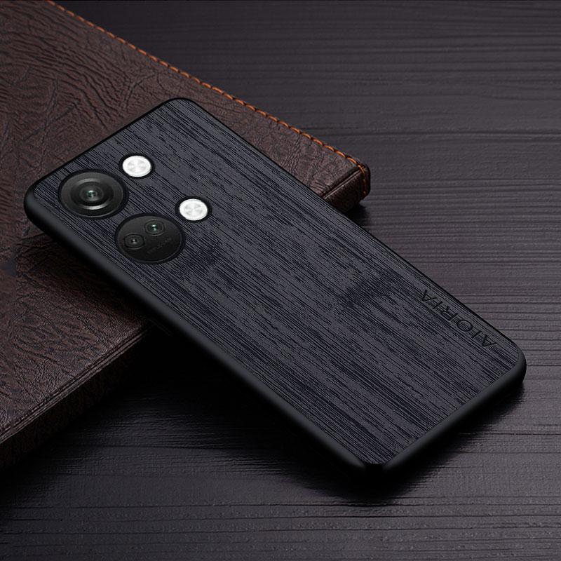 Case for OnePlus Nord 6 5 4 3 2 Funda Bamboo Wood Pattern Leather New Phone Cover Luxury Coque for OnePlus Nord 6 Case Capa