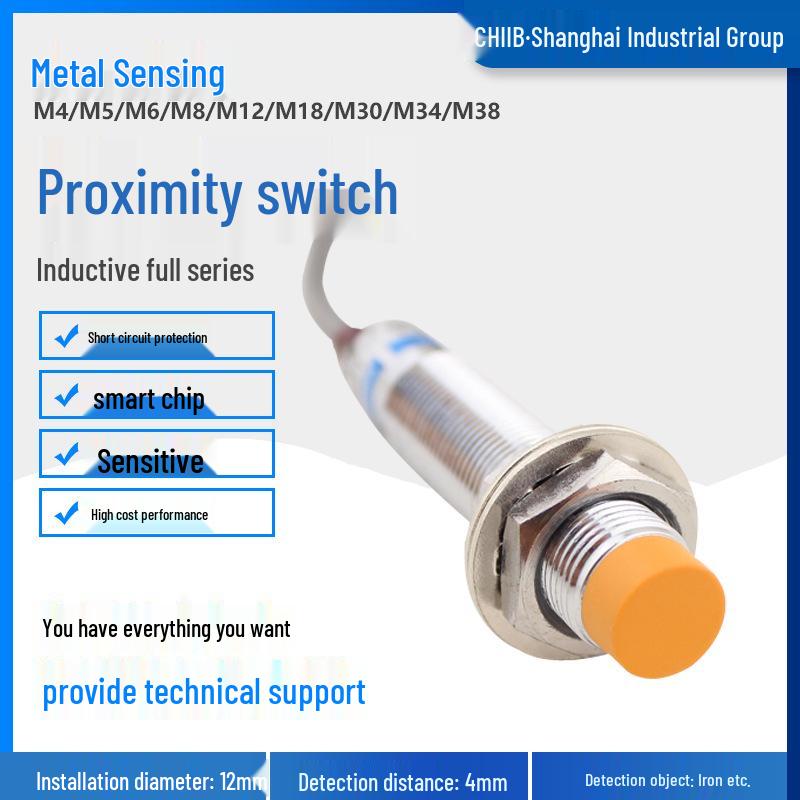 

H Gong Inductive Metal Proximity Switch LJ12A5-NN2PP2DD2AA2 Sensor Model P2