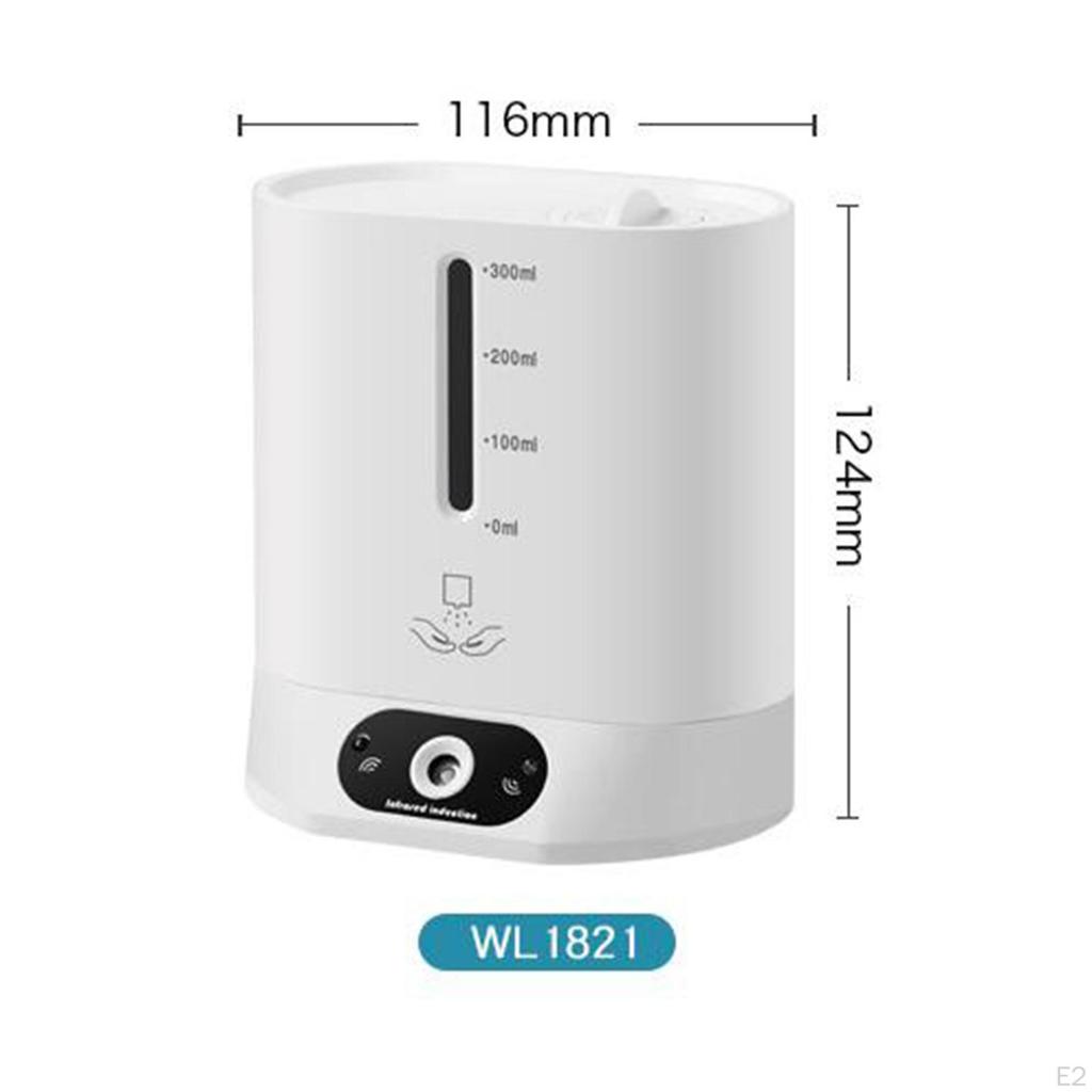 Automatic Sprayer Liquid Hands Sanitizer Dispenser for Kitchen Bathroom Office 300ml