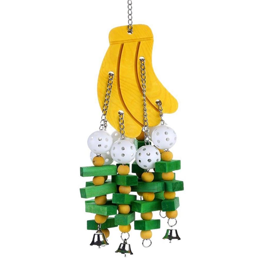 

Parrot Supplies Parrot Chewing Toy Birds Banana Apple Skewers Toy 2 разноцветный