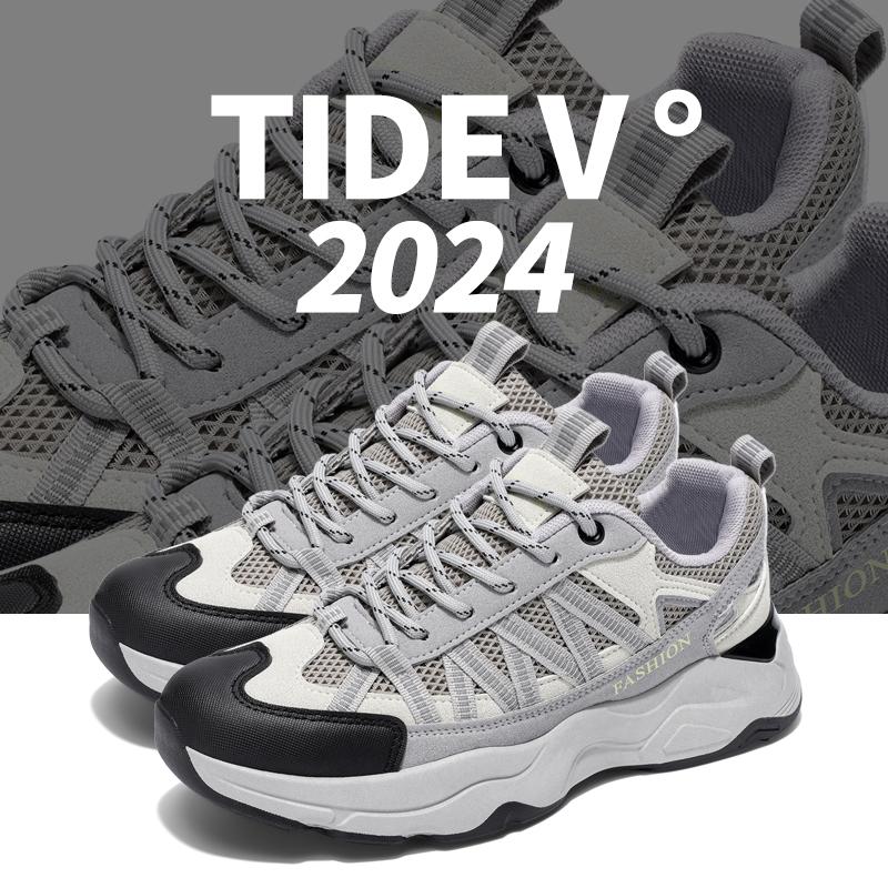 

New Men s and Women s Thick Soled Elevating Daddy Shoes Men s Net Surface Outdoor Leisure Sports Shoes Zapatillas Hombre 39