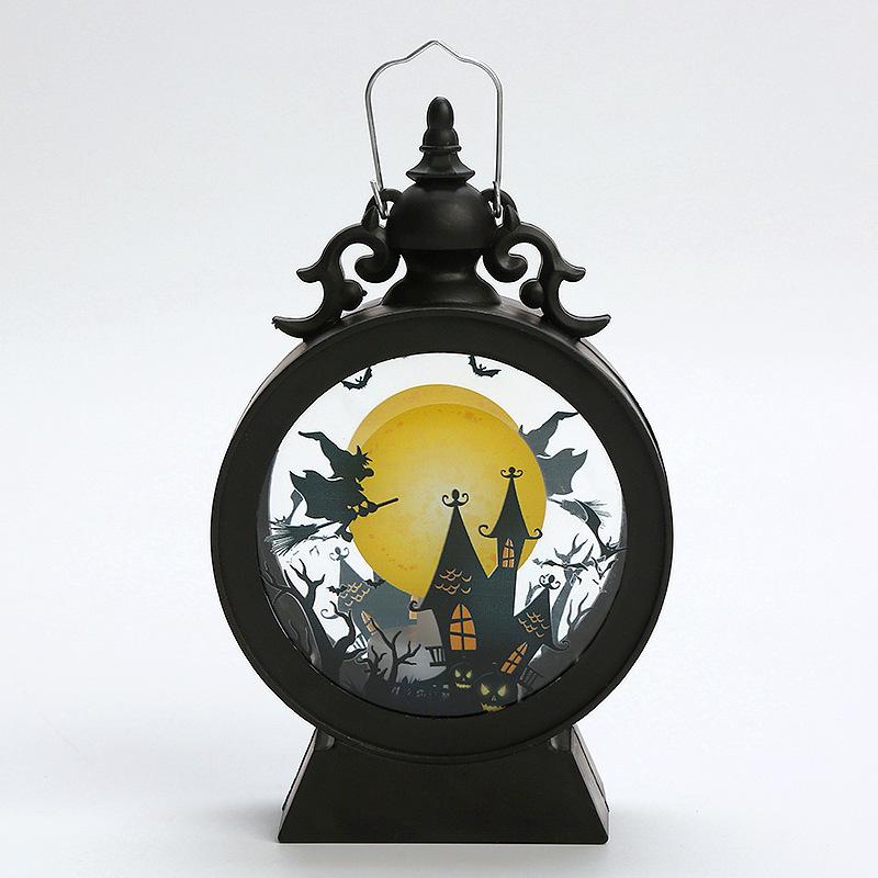 Halloween Retro LED Candle Lantern Decoration