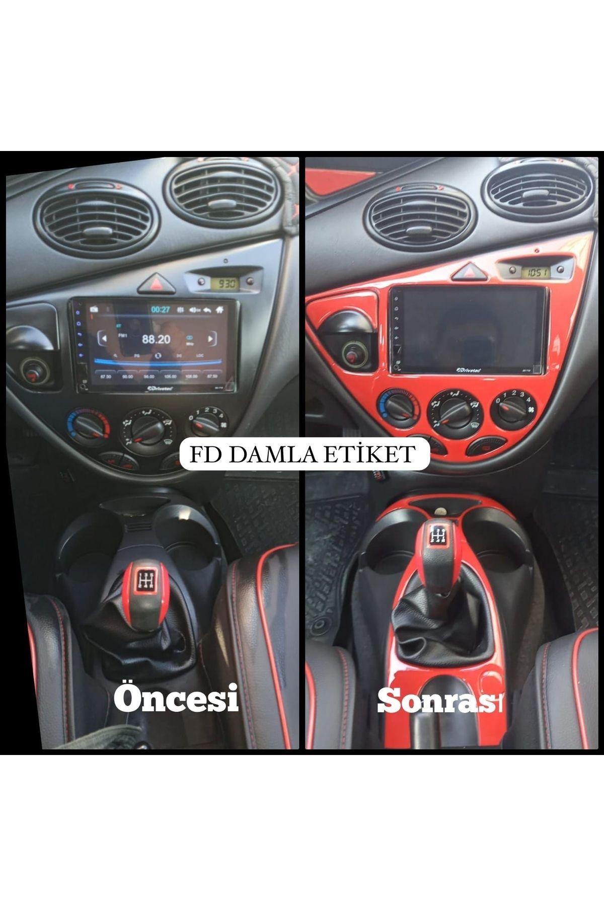

Ford Focus 1 Torpido, Konsol, Trim, Göğüs Kaplama Set Kırmızı Renk Özel Dizayn