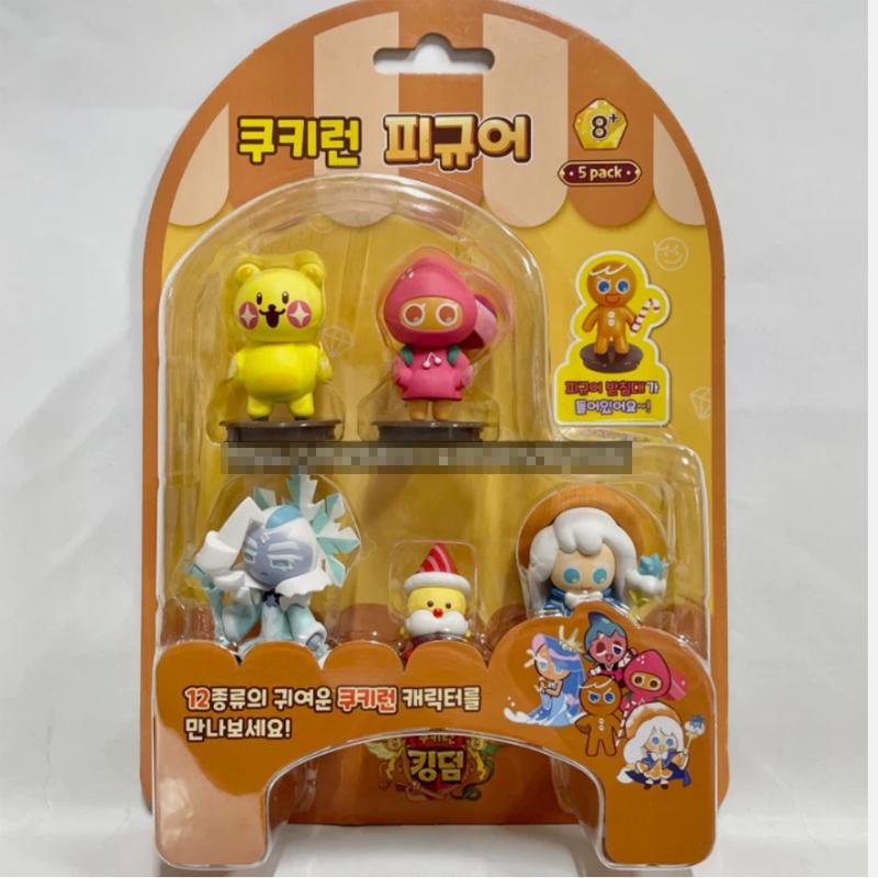

Cookie Run Kingdom 5Pack Figure Mini Official Edition Korean Toy Gift #B#TYPE