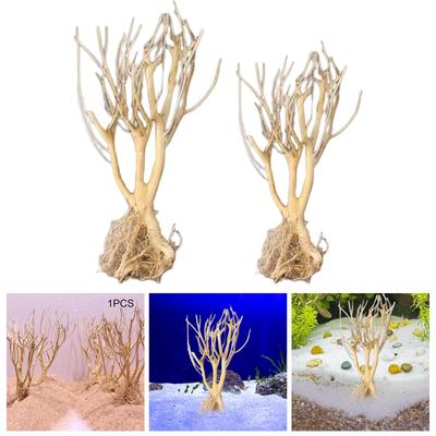 Natural Aquarium Driftwood Reptile Branches Terrarium Ornament Trunk Fish Tank Log Habitat Decoration Tree Stump Decor