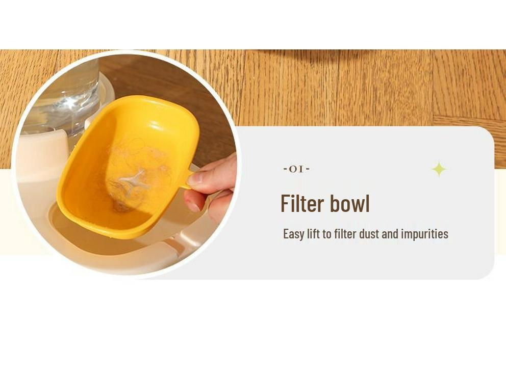 Automatic Pet Feeder & Waterer: Easy-Clean Universal Drinking Fountain with Hair Filter for Cats & Dogs