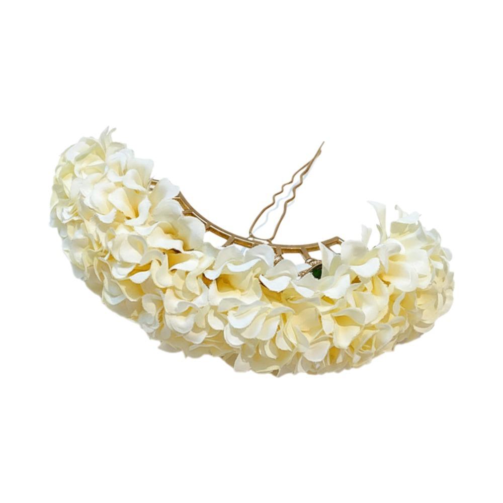 Super Fairy Red Flower Hairpin Wedding Bridal Hair Ornament Updo Hairstyles белый