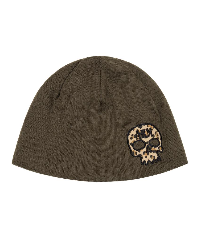 AAKAM Skull Beanie (Khaki)