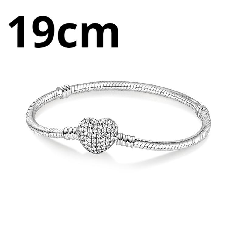 Exquisite Copper Bowknot Pearl Heart Charm Bracelets Sparkling Pavé Circle Bangles For Women Jewelry Diy Fine Gifts