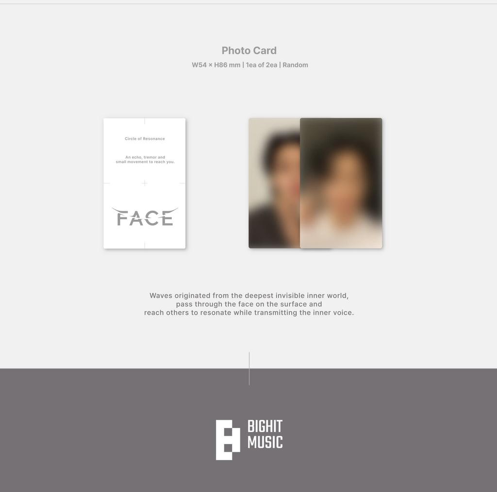 Jimin FACE Albums (BTS) - (Weverse ver.) (Korean Edition)