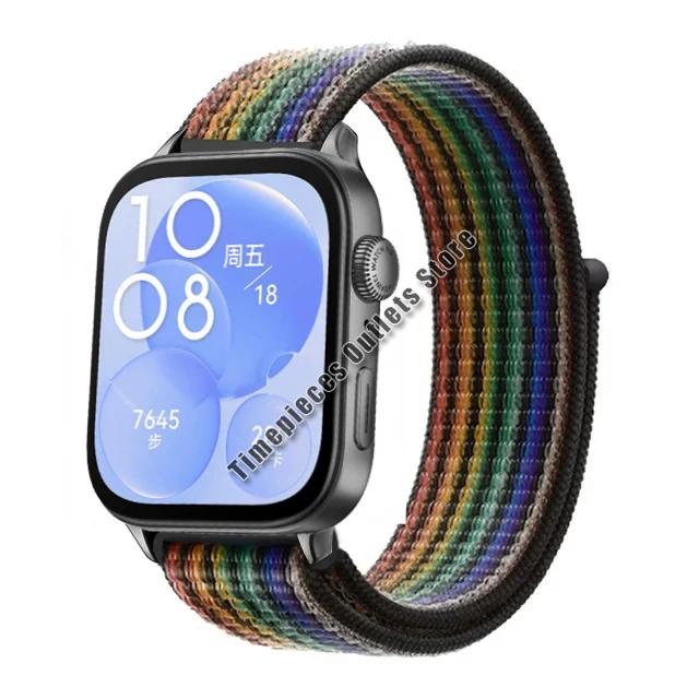 Nylon Loop Strap For Huawei Watch Fit 3 Sport Breathable Replacement Bracelet Wristband For Huawei Watch Fit 3 Belt Accessories