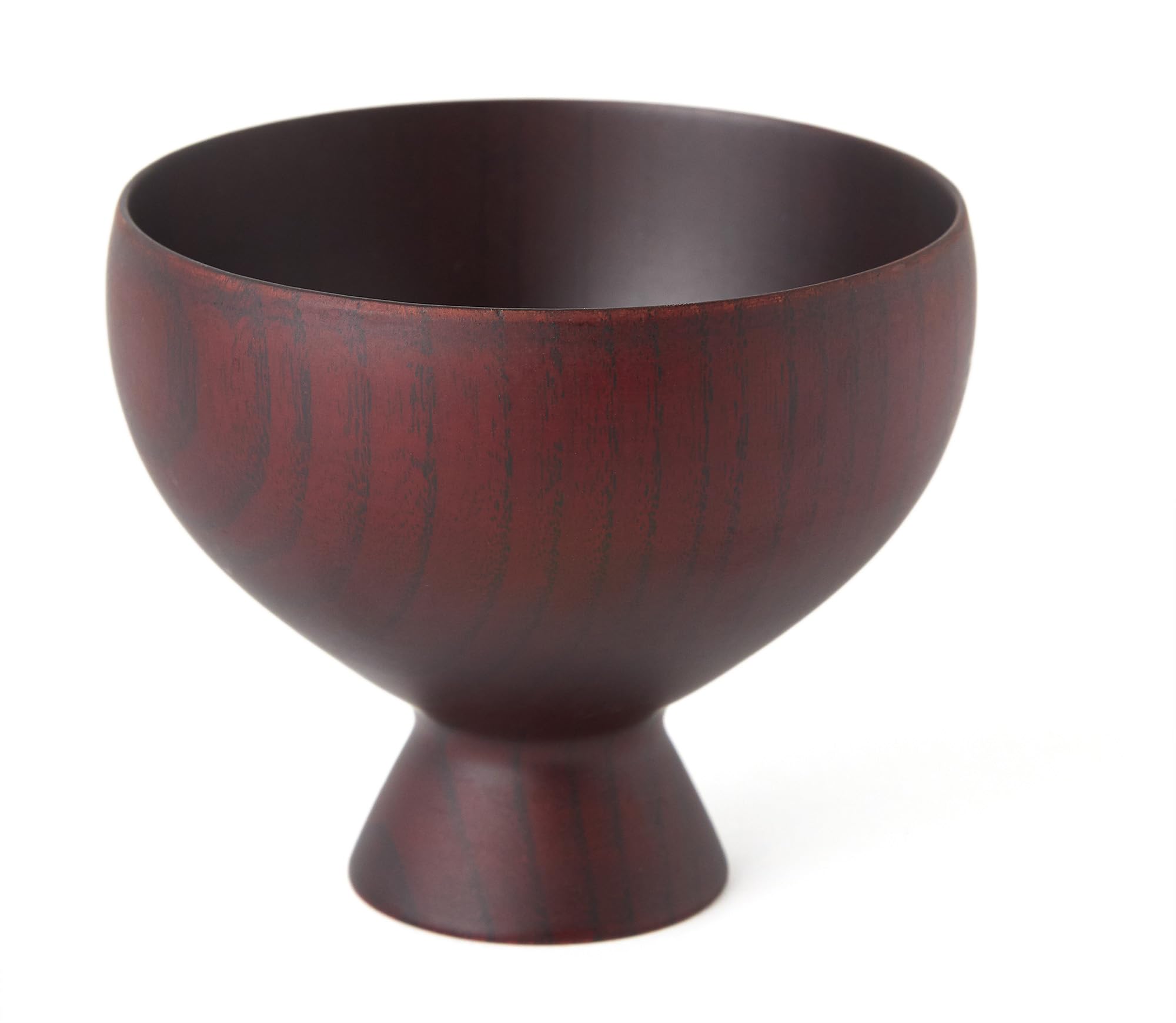

Kishu Lacquerware by Tsunoda Seibei Type 1 Wooden Soup Dishwasher Safe Shoten, Bowl, (Brown)