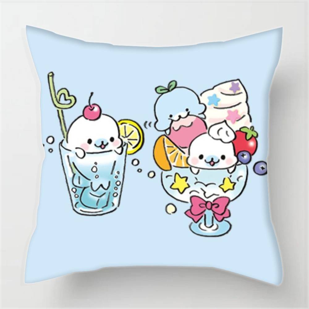 Pillowcases cushion covers living room sofas home decor gifts Anime M-Mamegoma Kawaii  cute
