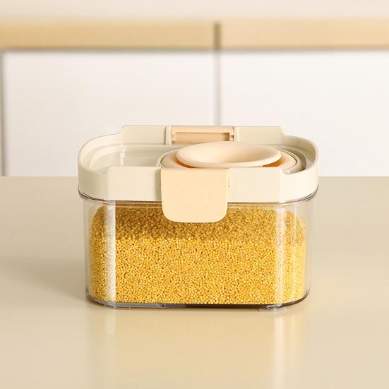 Borcan Sigilat Organizator Cereale Uscate BPA Depozitare Alimente Făină Zahăr Depozitare