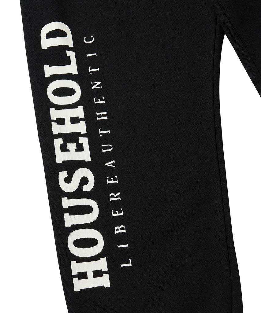 LIBERE H Logo Sweatpants / Black