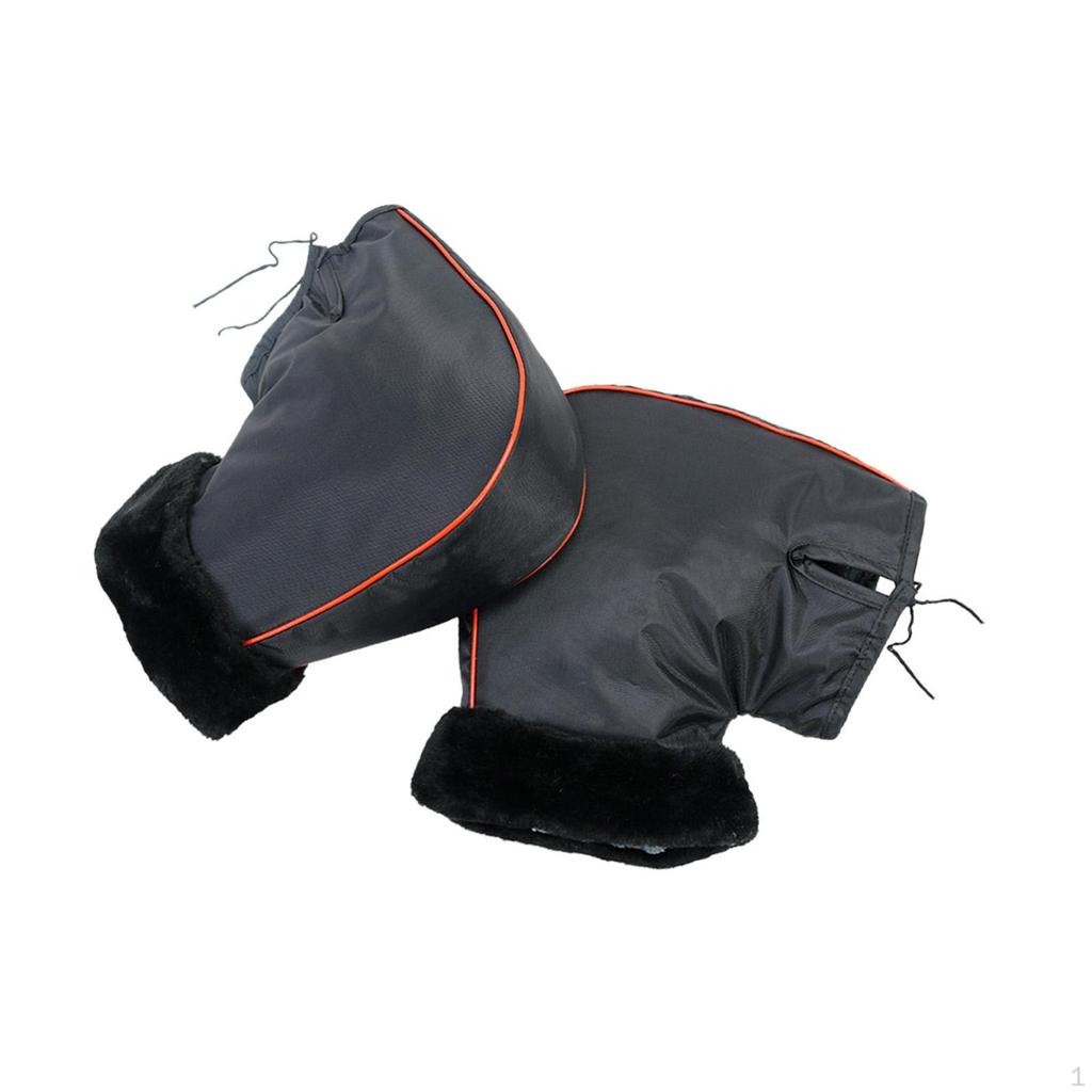 Cold Weather Motorcycle Handlebar Muffs, Windproof Mitts for Riding
