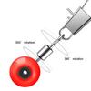 100Pcs Fishing Line Sinkers Slides Fishing Line Hook Swivels Shank Clip Connector Rolling Swivels Supply Fishing Tackle