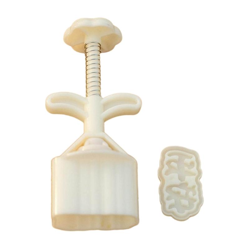 Chinese Character Mooncake Press Mold Cookie Stamps Chinese MidAutumn Moon Cake Makers Decoration Tool for DIY Cookie