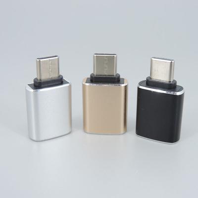 3colors Aluminum USB Type C Adapter Male To USB 3.0 Female OTG Cable Converter Portable TypeC Port Adapter For Smartphone
