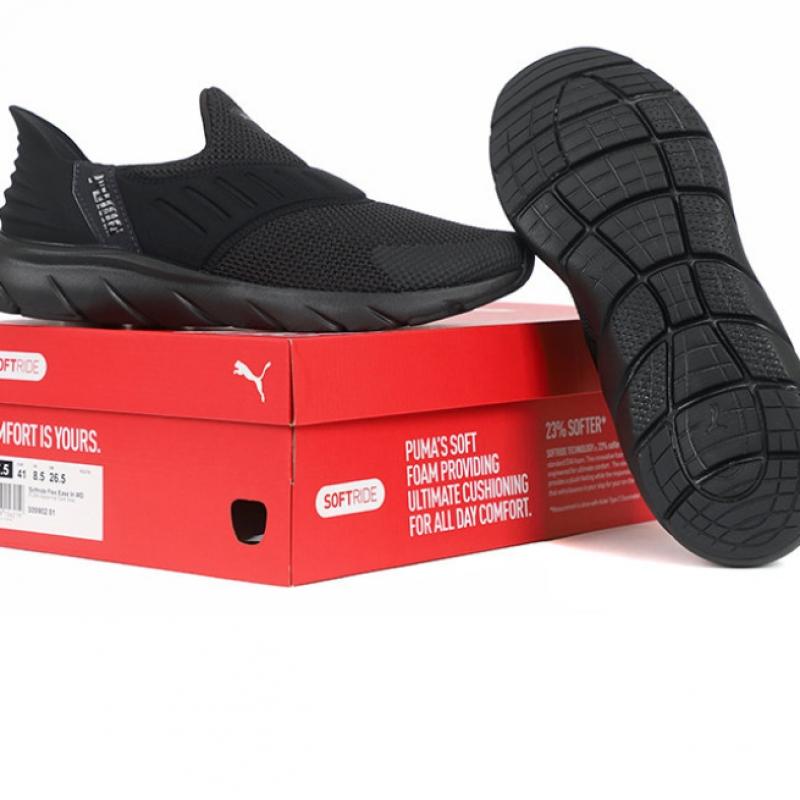 Puma Running Shoes Soft Ride Flex Is Wide Hands Free
