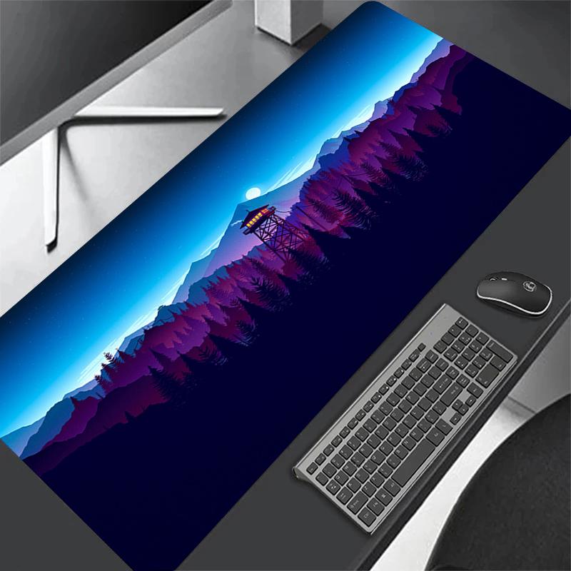 Deep Forest Firewatch Laptop Gamer Mousepad Gaming NonSlip Mouse Pad Large Locking Edge Keyboard 700x300 Deak Mat For Cs Go Lol