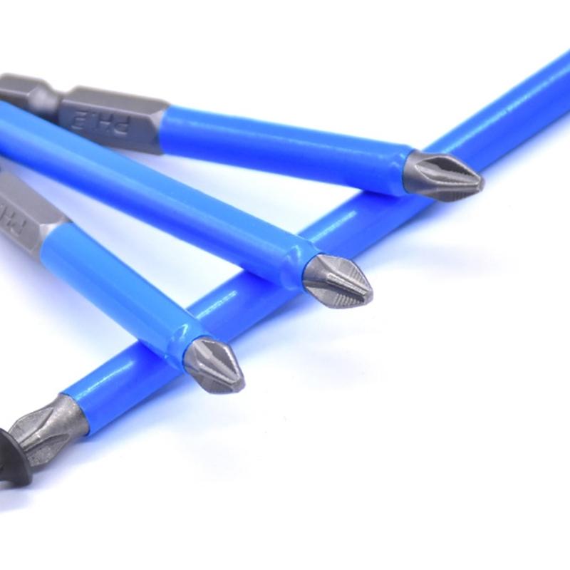 2/3/4/5/7pcs Magnetic Batch Heads Impact Strong Cross High Hardness 25/50/65/70/90/127/150mm for PH2 Screwdriver Set