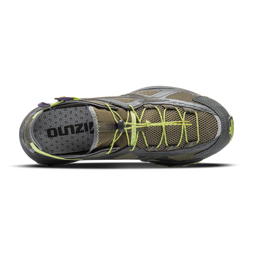 Mizuno Low Top River Trekking Shoes Unisex Brown Green D1GH261202