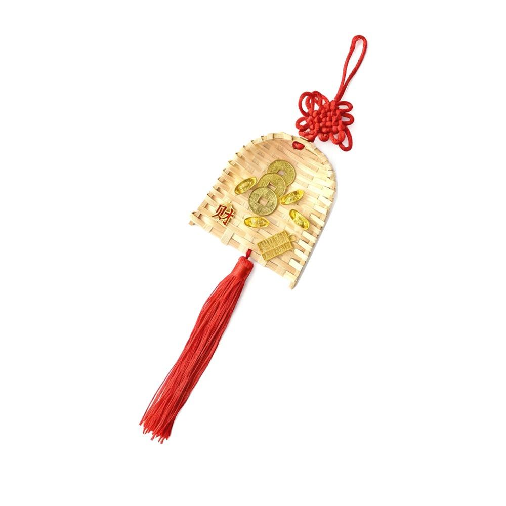Red New Year Decoration Chinese Knot Tassel Chinese New Year Hanging Pendant Lucky Charm Greeting Chinese Traditional Decoration