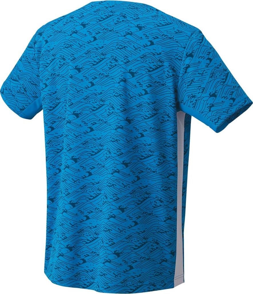 Yonex Short Sleeve Game Shirt Blue Size S Men's (Fit Style), (002),