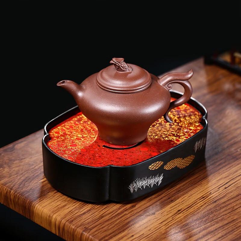 Yixing Zisha Teapot Set with Tea Tray