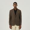 Ferraromilano Cotton Blend Seersack Jacket Cocoa (Am0Fozc20255)